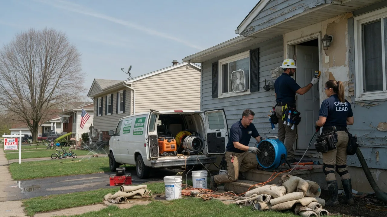 Flood Cleanup in Lenni, PA near me